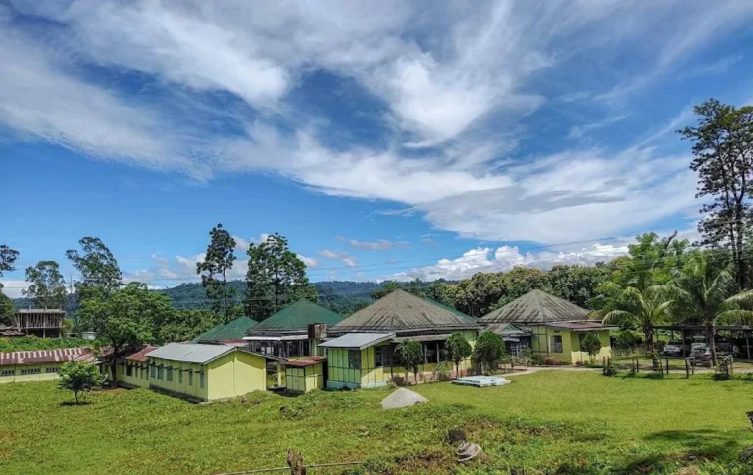 Wide view of GHSS Miao campus
