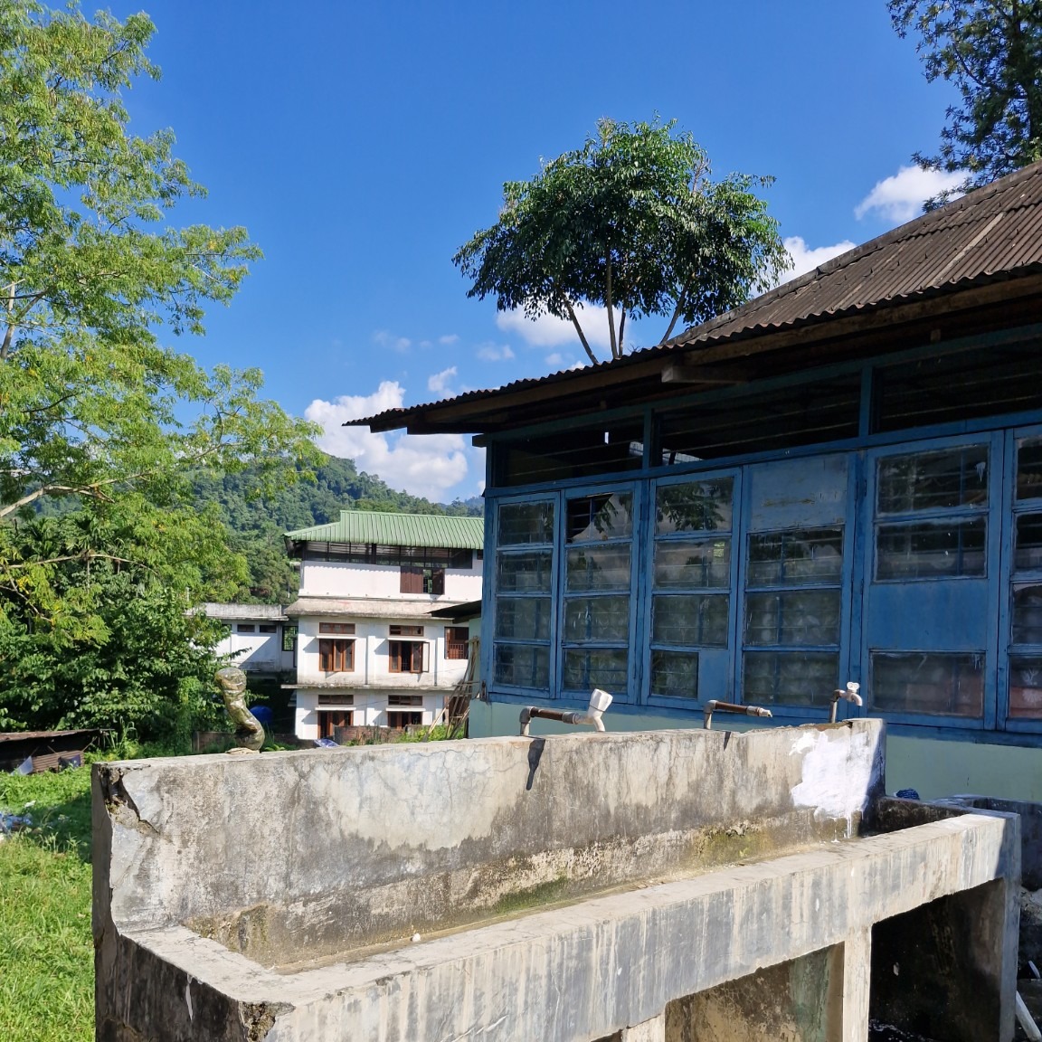 Wash area